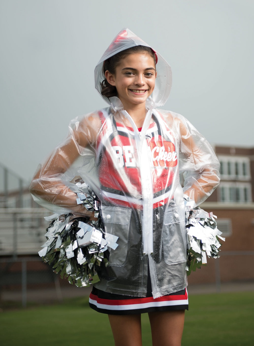 Clear Rain Jacket Youth and Ladies Sizing