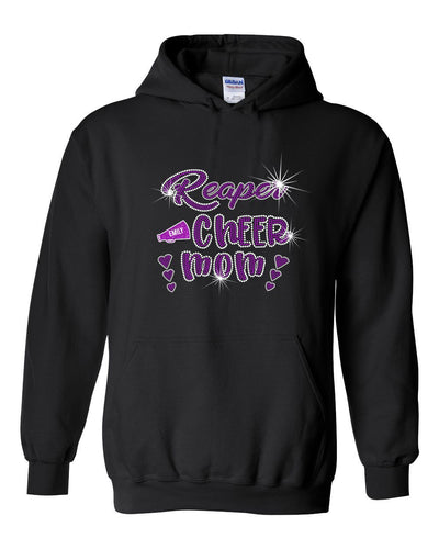 PYTF Hooded Sweatshirt With Football and Cheer Mom Designs