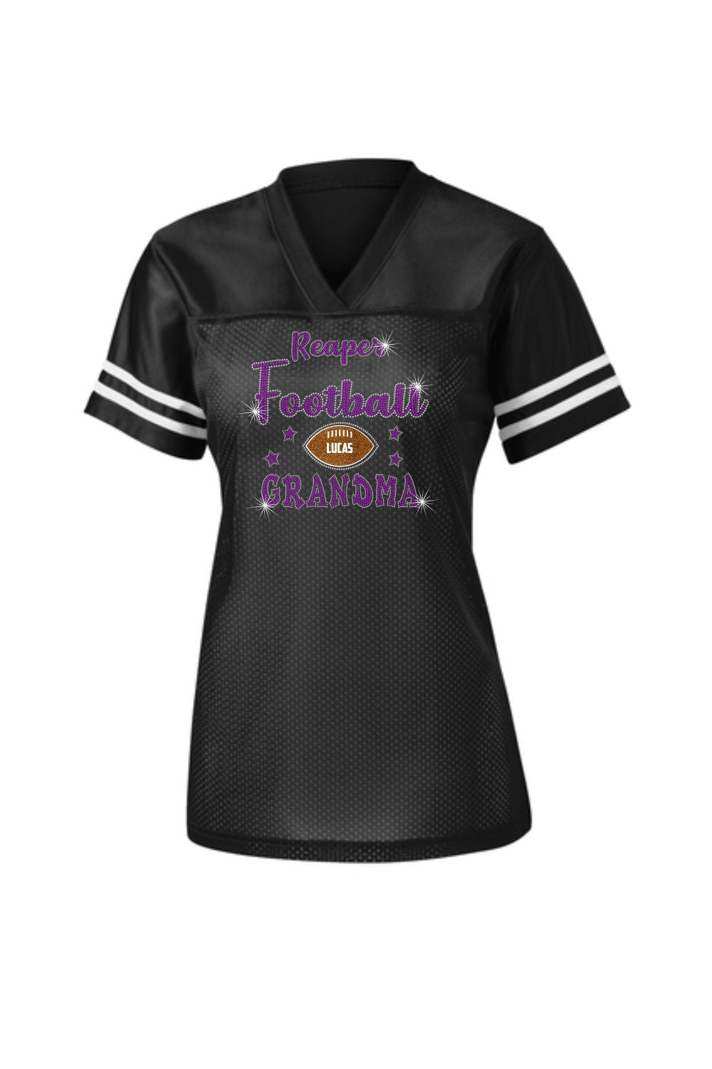 PYTF Mesh Jersey With Cheer and Football Grandma Designs