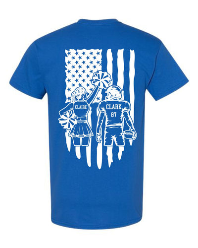 Gator's Field Design Silk Screen T-Shirt With OPTIONAL Back Personalization Youth and Adult AG