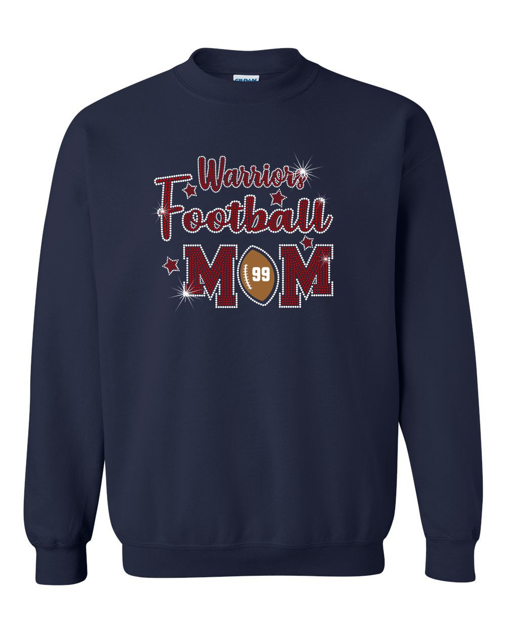 GT Warriors Crewneck Sweatshirt With Mom Designs