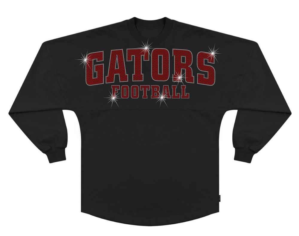 Gator's Ladies Spirit Jersey Football/Cheer Sparkle Designs AG