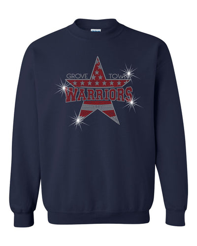 GT Crewneck Sweatshirt With Pocket Football/Cheer Designs Grandma