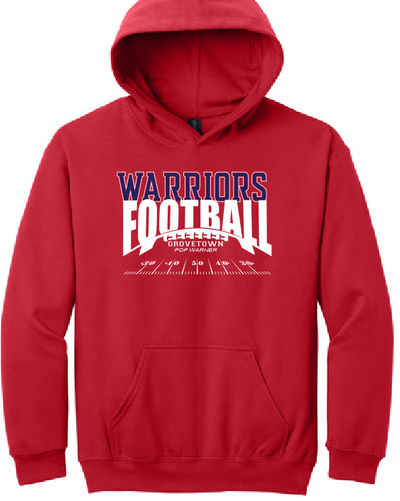 GT Adult Hoodie Football Field Design For Player(s) and Parents