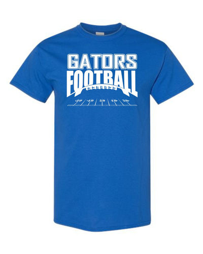 Gator's Field Design Silk Screen T-Shirt With OPTIONAL Back Personalization Youth and Adult AG