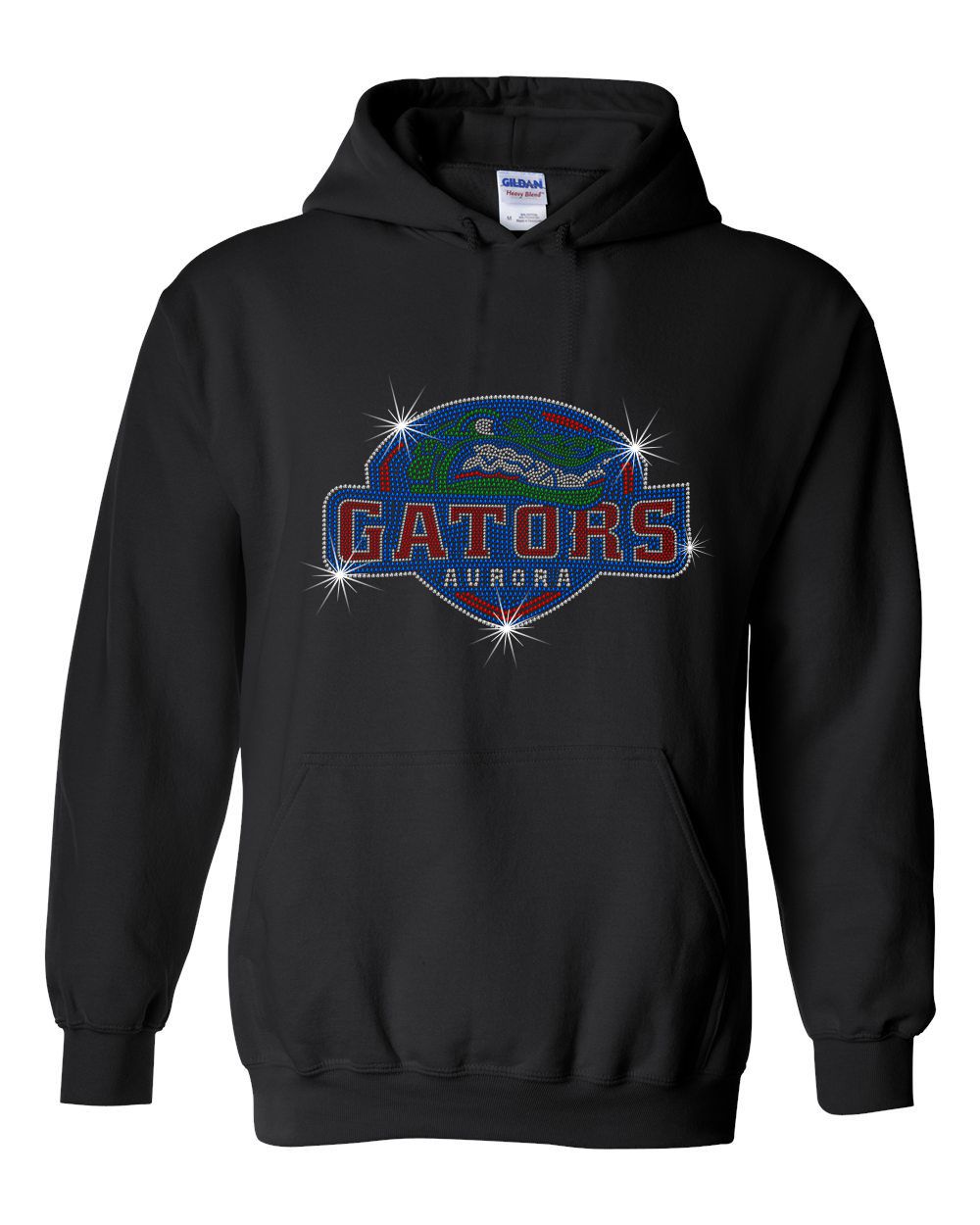 Gator's Hooded Sweatshirt For Mom's Football and Cheer Sparkle Designs AG