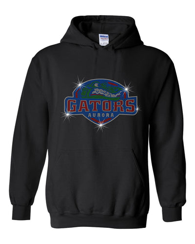 Gator's Hooded Sweatshirt For Mom's Football and Cheer Sparkle Designs AG