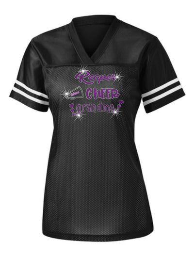 PYTF Mesh Jersey With Cheer and Football Grandma Designs