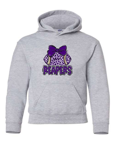 PYTF Hoodie With Football and Cheer Designs For Cheerleader's and Mom's