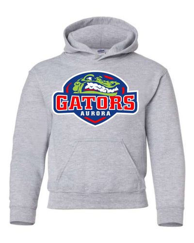 Gator's Hooded Sweatshirt with Silk Screen Logo Youth and Adult Sizes AG