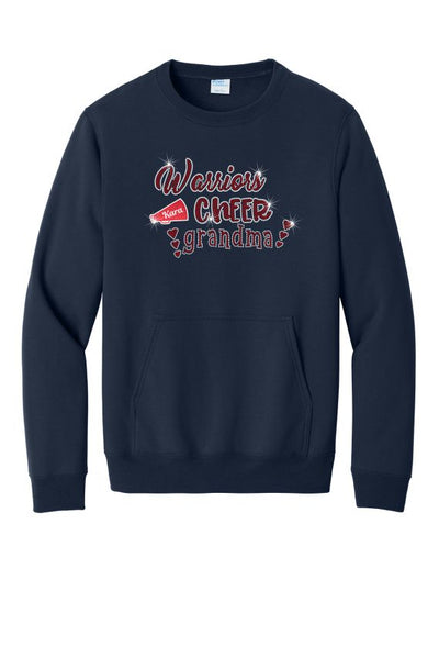 GT Crewneck Sweatshirt With Pocket Football/Cheer Designs Grandma