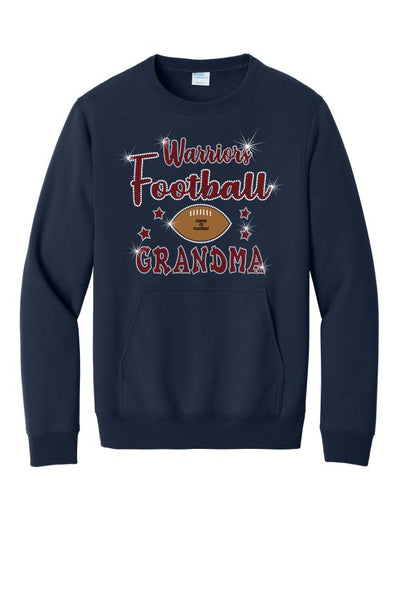 GT Crewneck Sweatshirt With Pocket Football/Cheer Designs Grandma