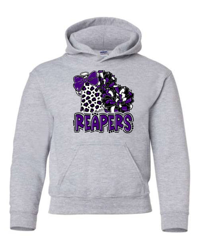 PYTF Hoodie With Football and Cheer Designs For Cheerleader's and Mom's