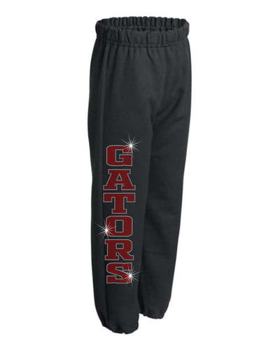 Gators Unisex Fleece Joggers Youth/ Adult Sizes  With Sparkle Imprint for Cheerleader's AG