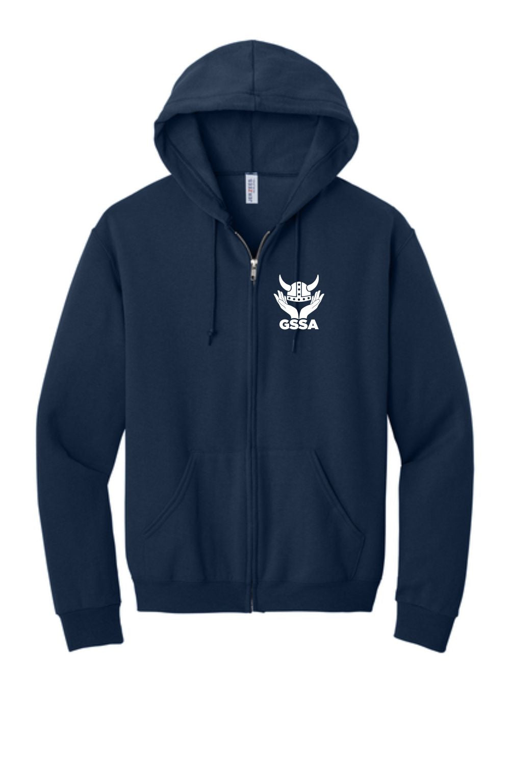 GSSA Full Zip Hooded Sweatshirt Unisex Sizing