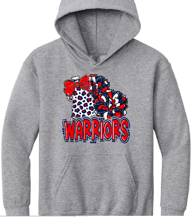 GT Adult Hoodie Football & Cheer Design for Mom's